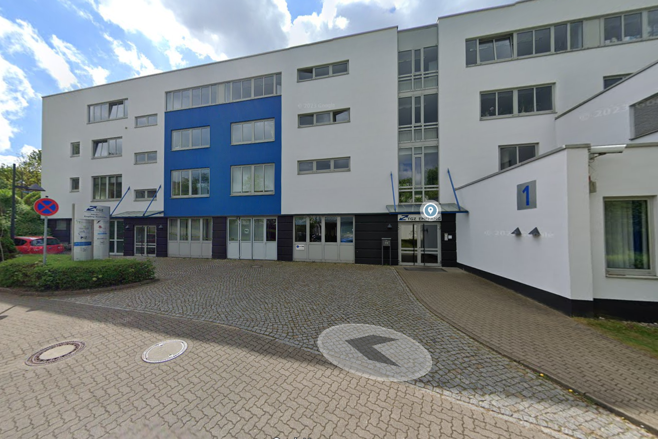 Seitenansicht des Firmengebäudes der Firma Elekto - Sasse